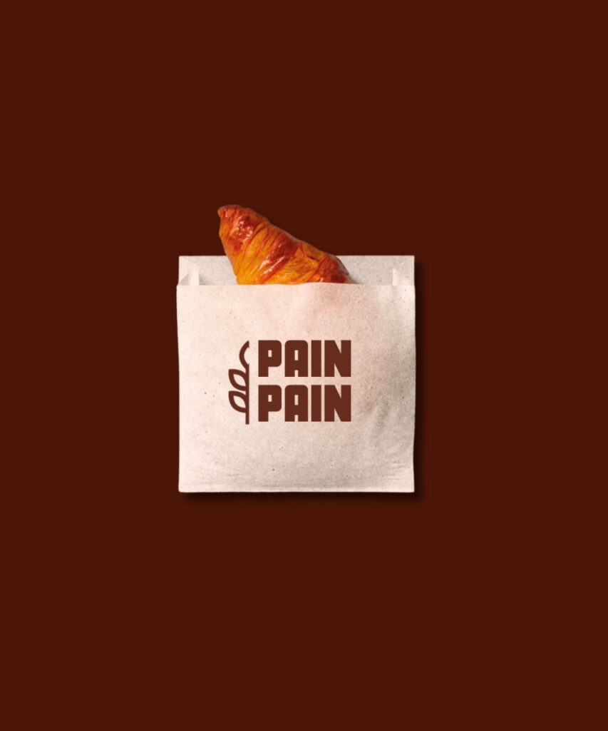 Pain Pain boulangerie branding logo