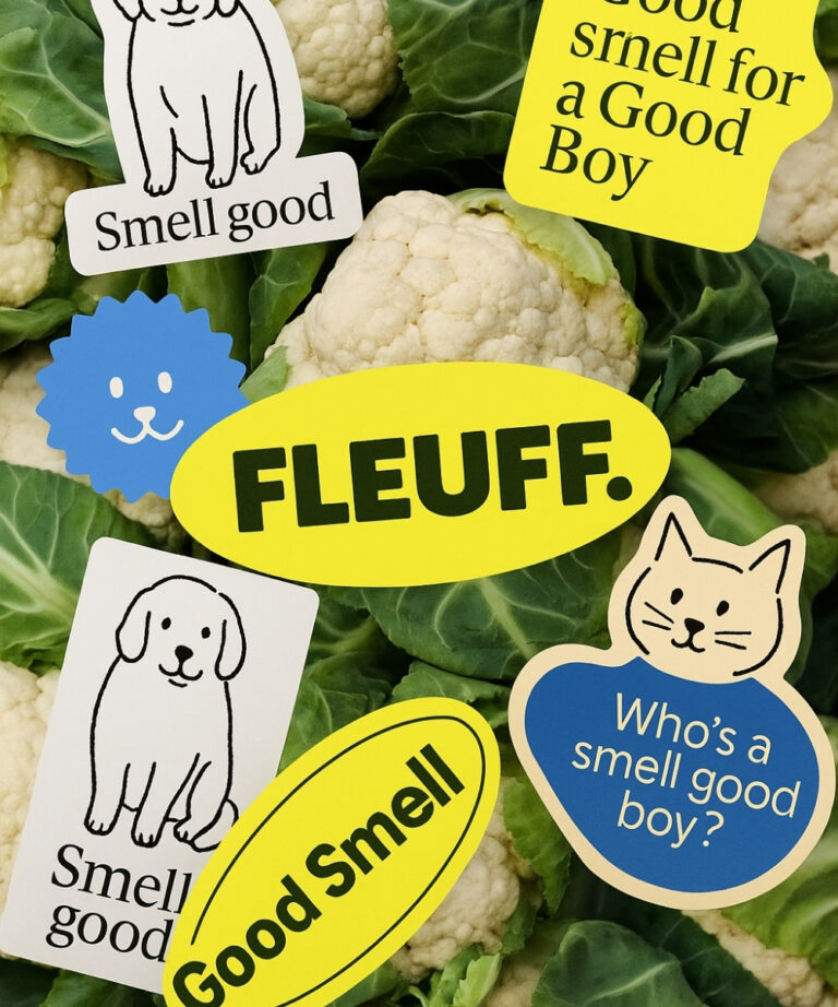 Stickers graphisme fleuff