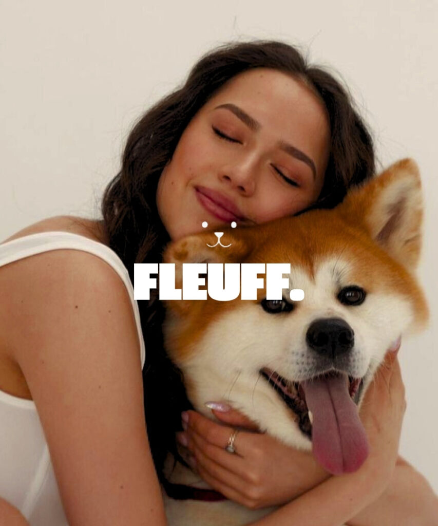 Logo fleuff design petcare