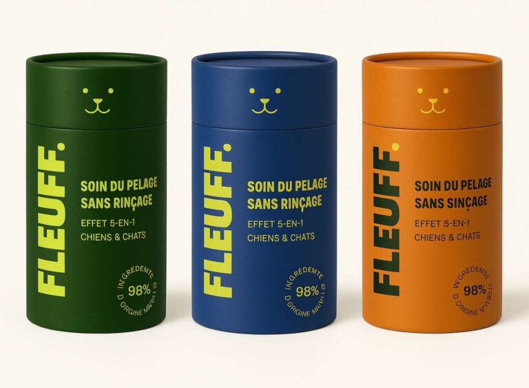 Fleuff graphisme de packaging
