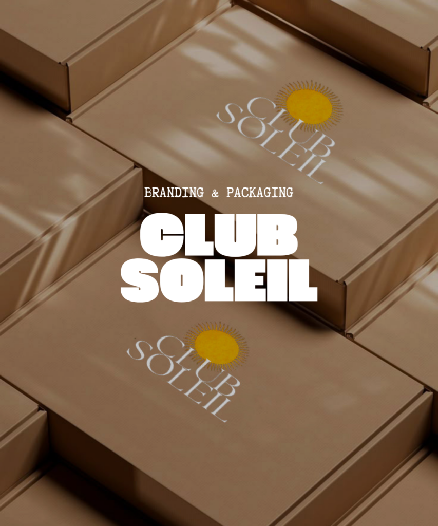 Club Soleil branding