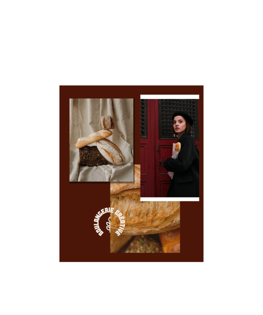 Moodboard branding pain pain boulangerie