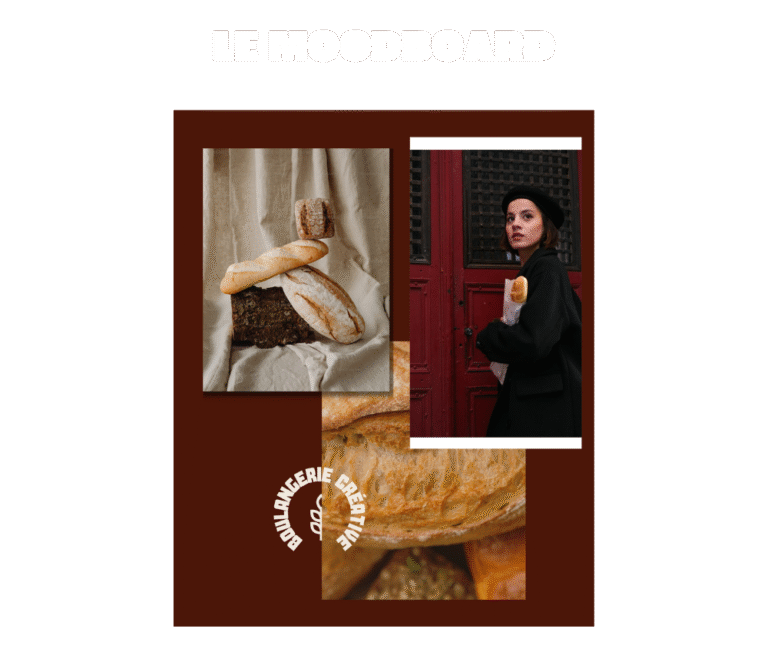 Moodboard branding pain pain boulangerie
