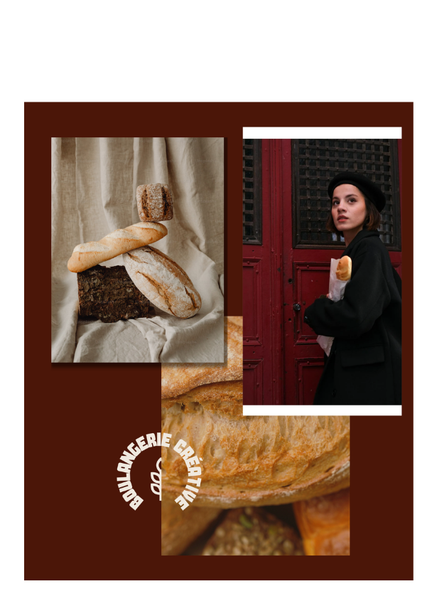 Moodboard branding pain pain boulangerie