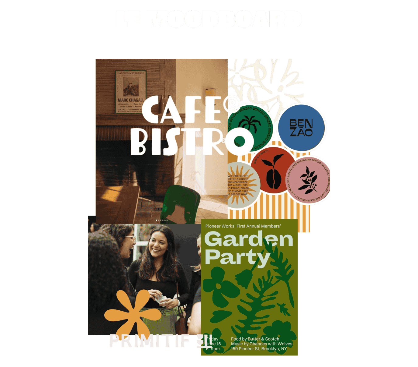 Moodboard identité visuelle maison charantoé