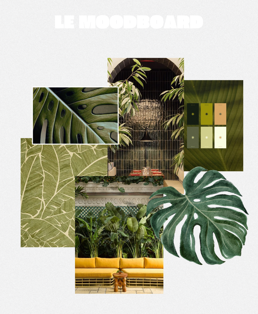 Moodboard branding la canopee