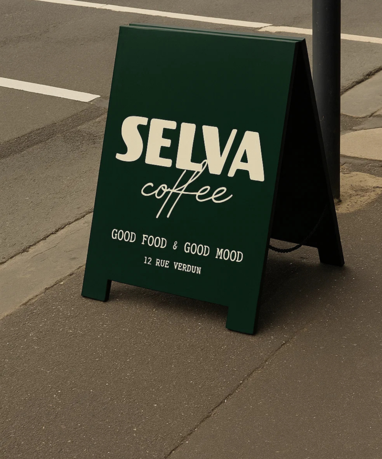 Coffee shop bordeaux branding graphiste