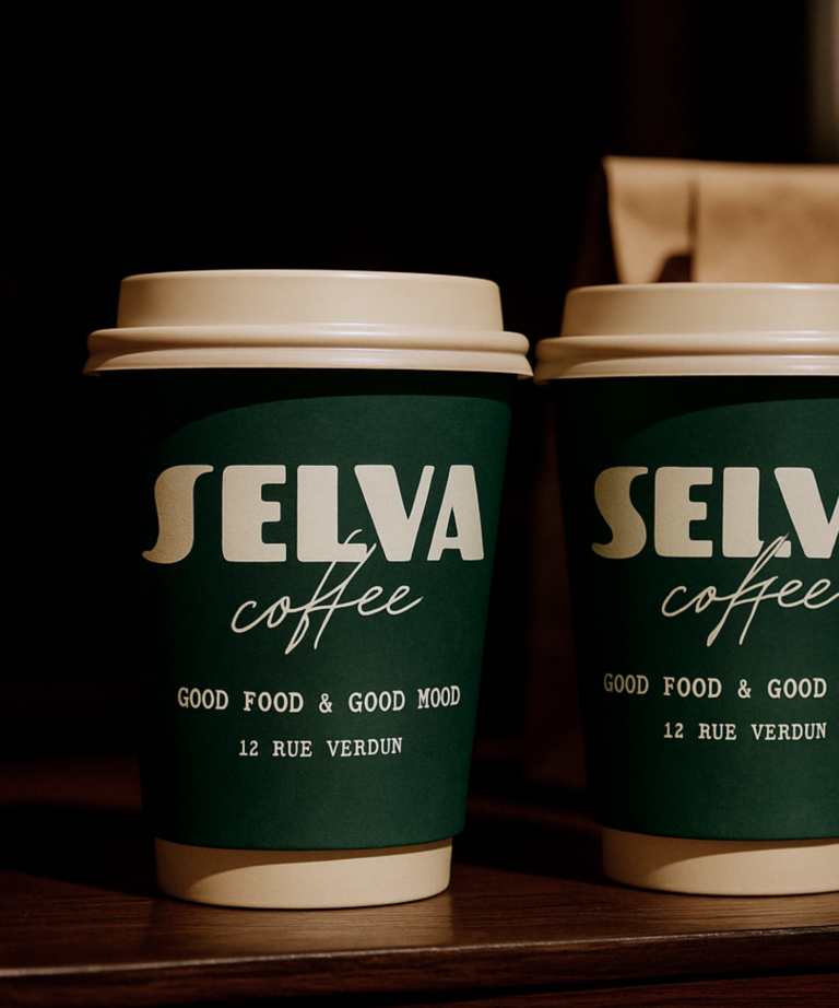 Coffee shop bordeaux branding graphiste