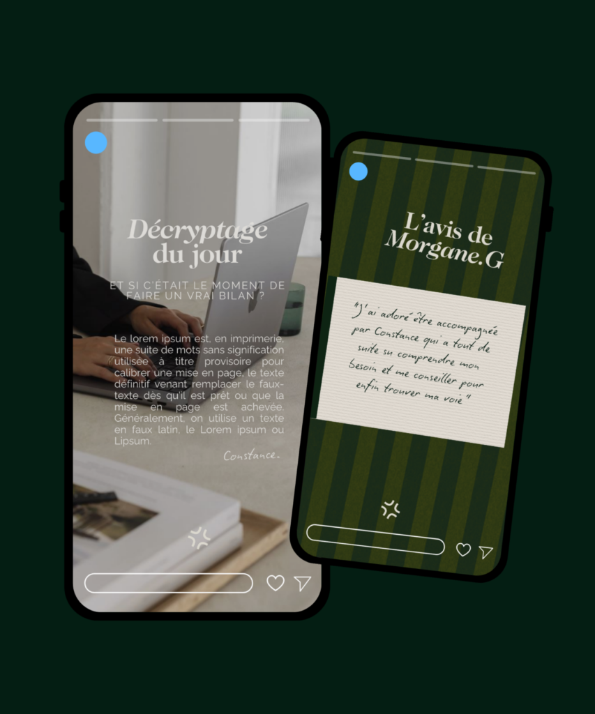 Social media templates for graphic designers in Bordeaux