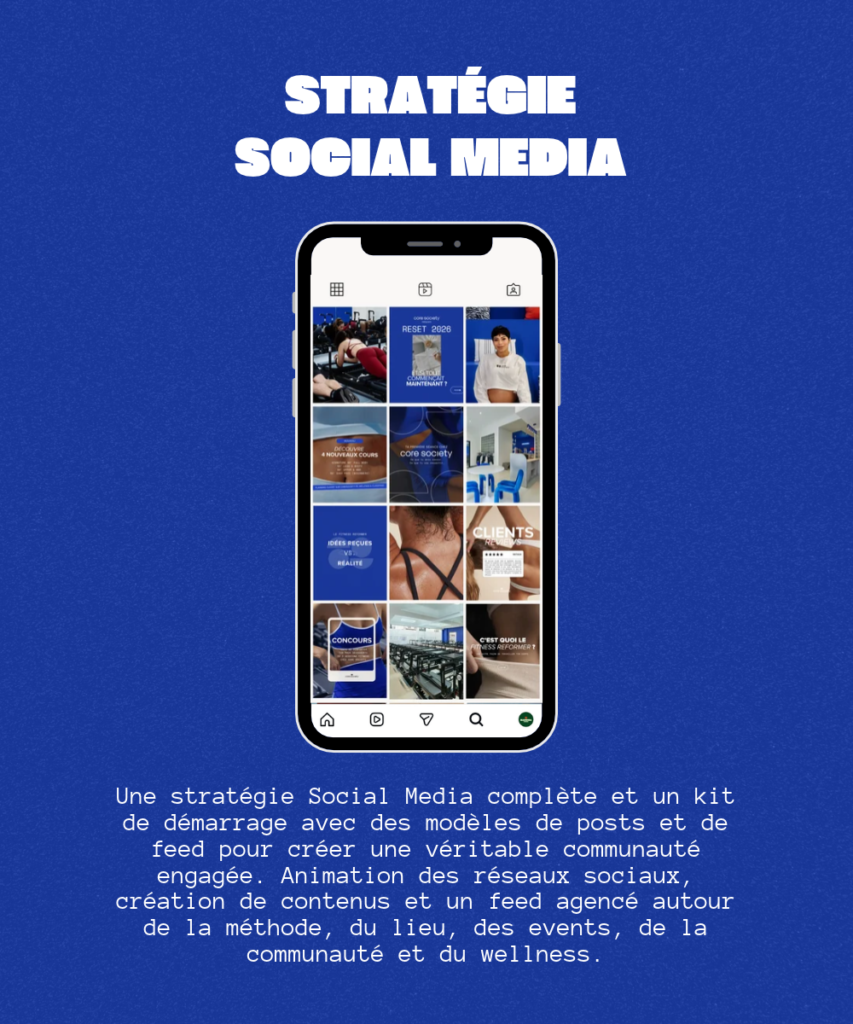 Social Media Salle de sport