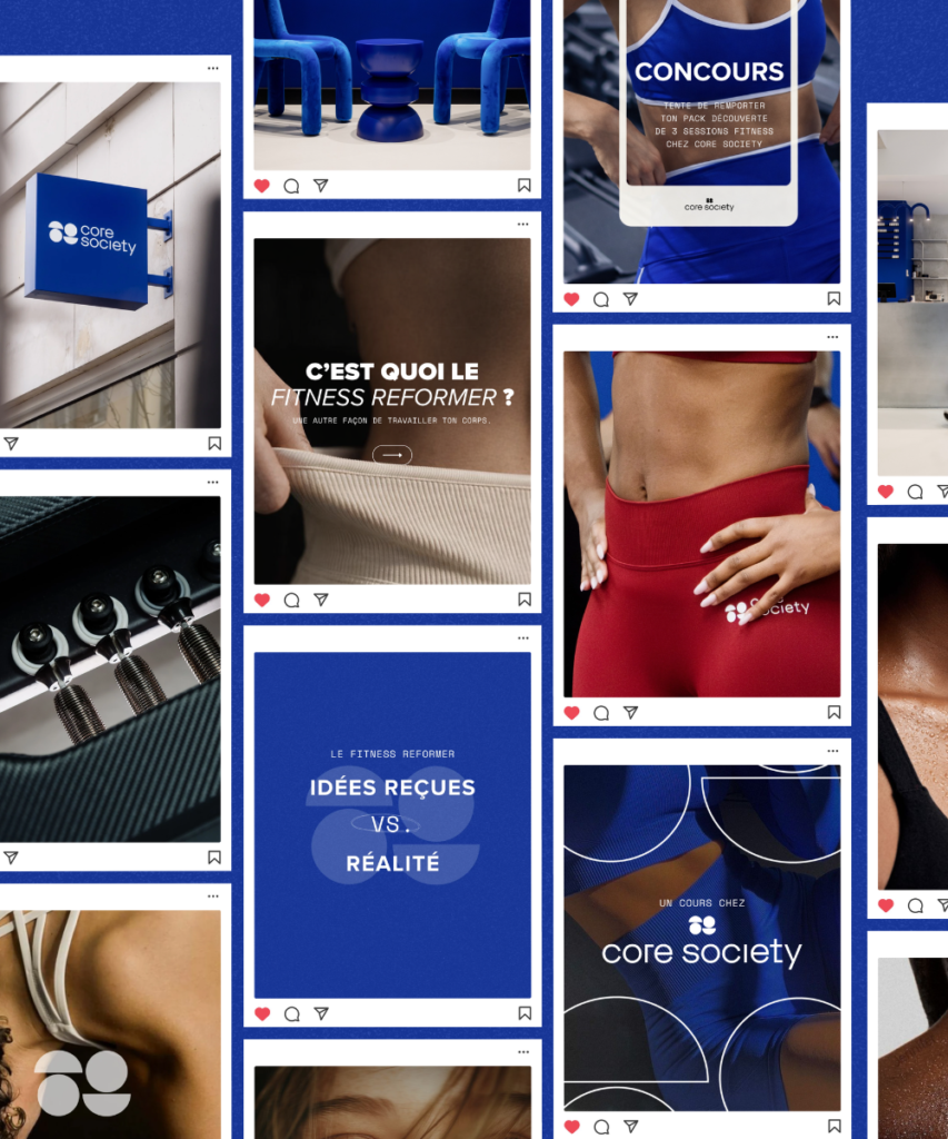 Réseaux sociaux fitness club